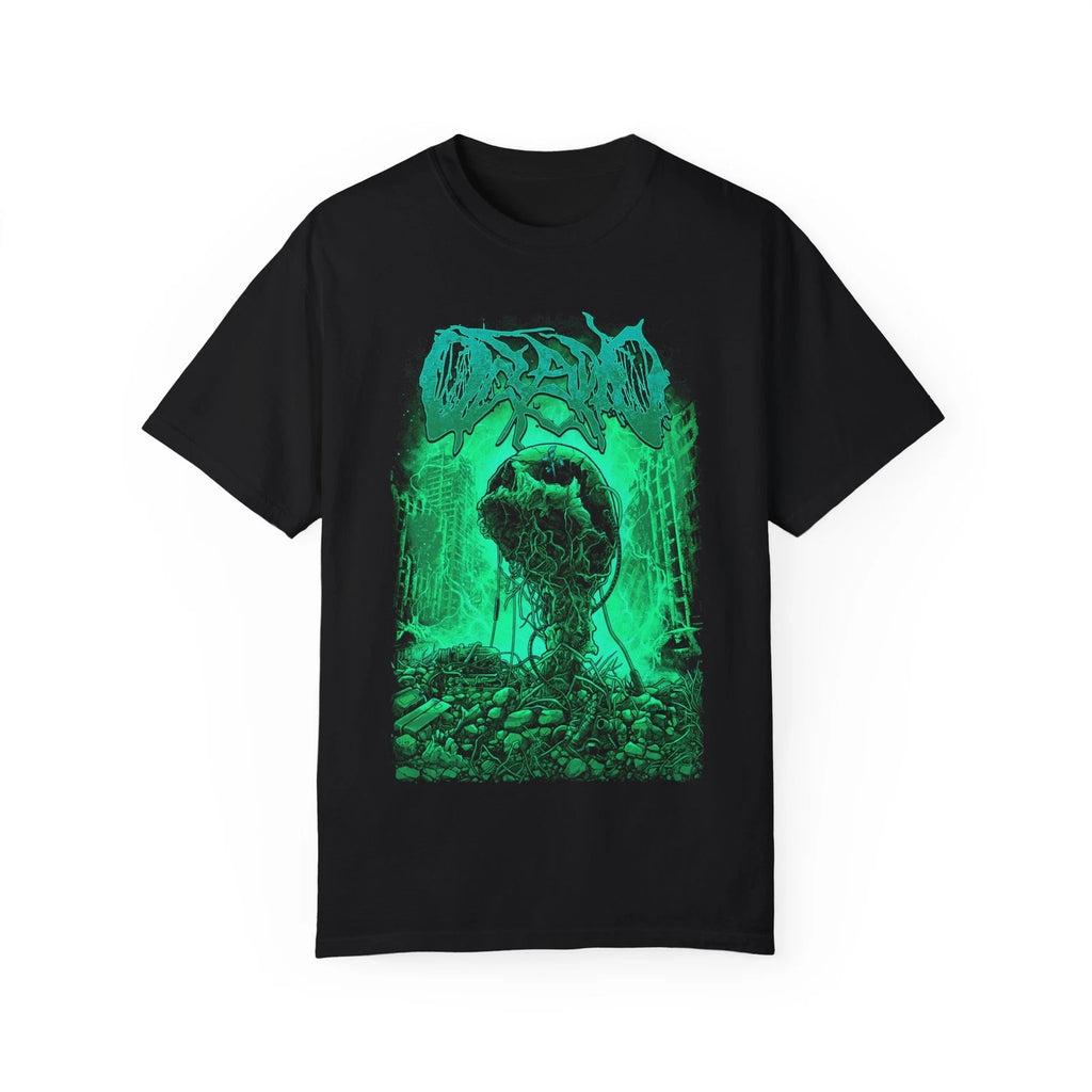 Oceano Gothic Graphic T-Shirt, Edgy Skull Tee, Occult Fashion, Deathcore Merch