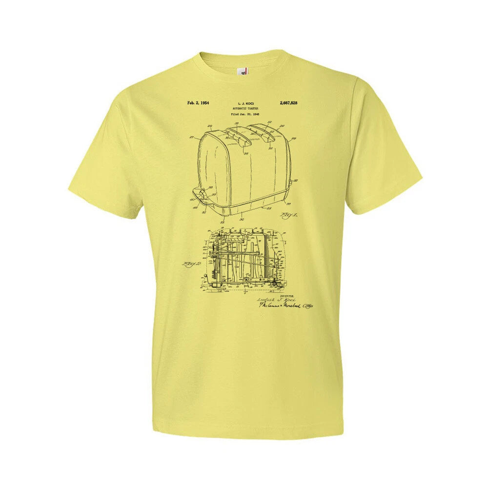 Radiant Control Toaster Patent Shirt Cooking Gift Toaster Blueprint Chef Gift