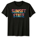 Sunset State Tropical Aesthetic T-Shirt Beach Vacation Summer Vacation