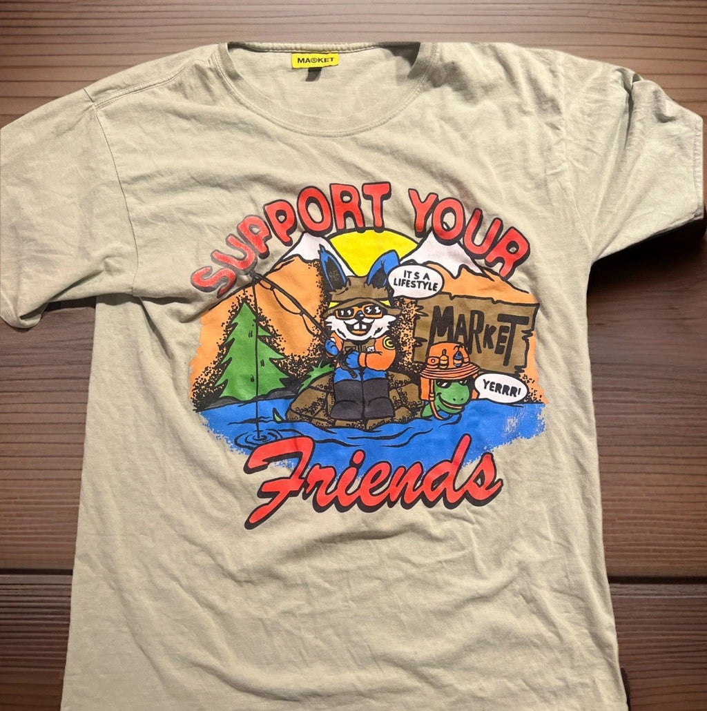 China Market Graphic T Shirt Large Outdoors Humor Lake Tee Casual Streetwear