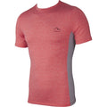 More Mile Warrior Short Sleeve Mens Fitted Training Top - Pink