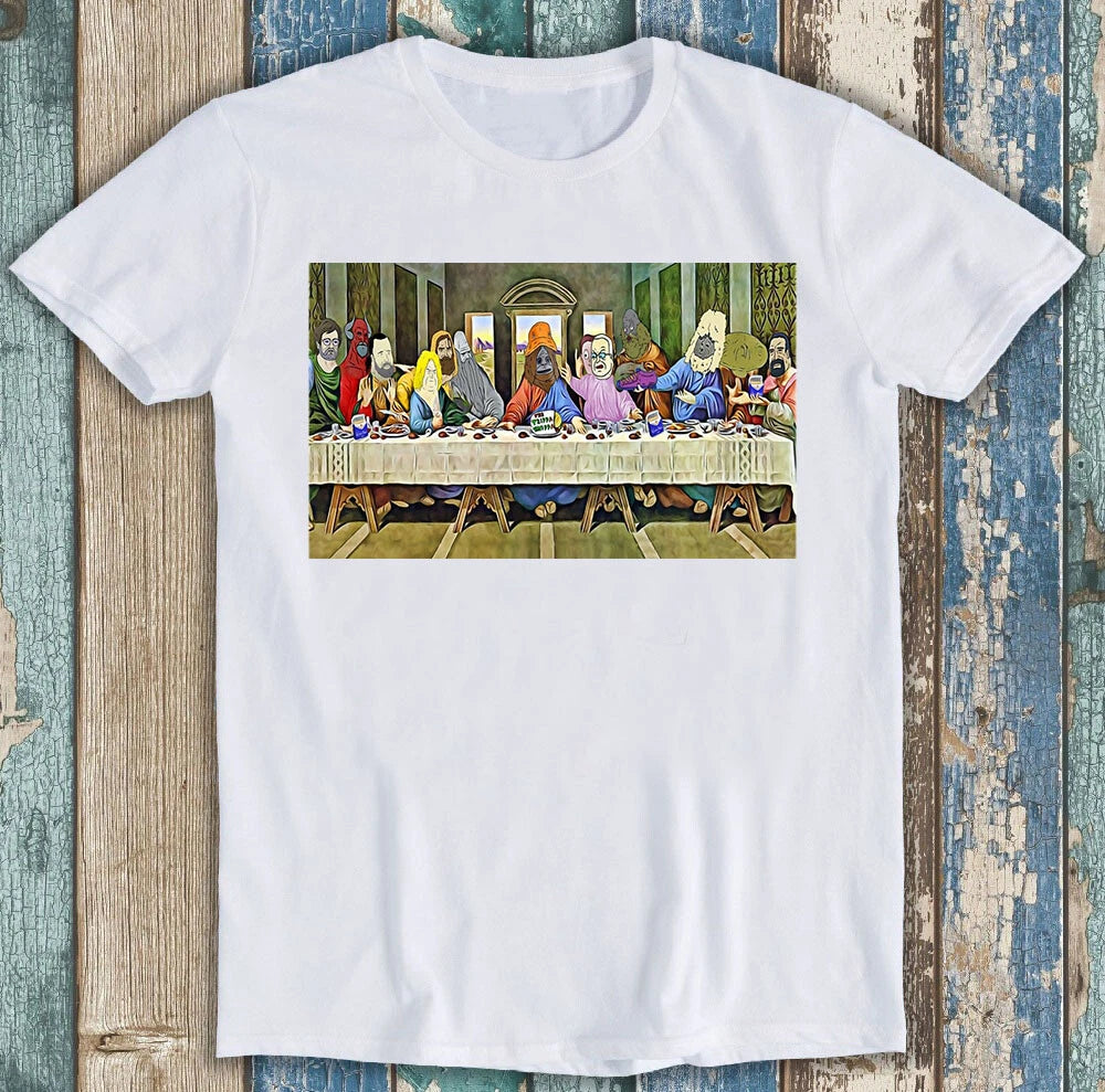 Jesus Last Supper of Browntown Mike The Big Lez Funny Gift Tee T Shirt M1496
