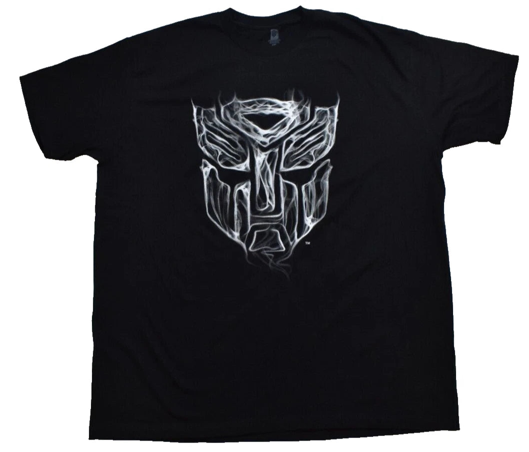 Transformers Mens Transformers Autobots Smokey Emblem Black Shirt New 2XL