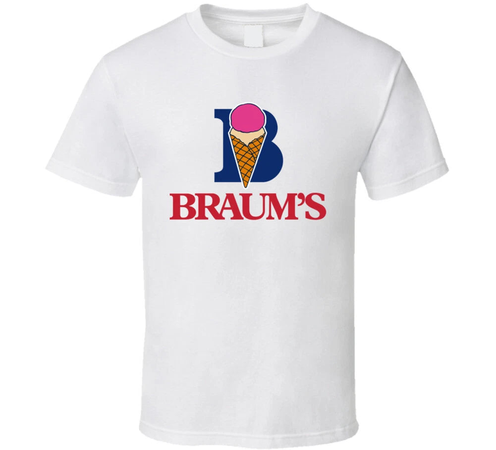 Braums Ice Cream Snack Food Logo T Shirt