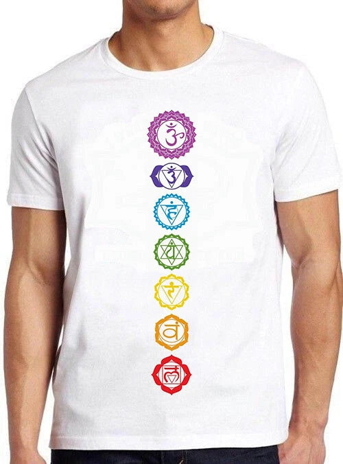 7 Chakras Spiritual Meditation Zen Om Buddhism Energy Cool Gift Tee T Shirt M867