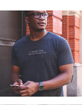 Men's T-shirt (Blue) Tshirt For Social Distancing