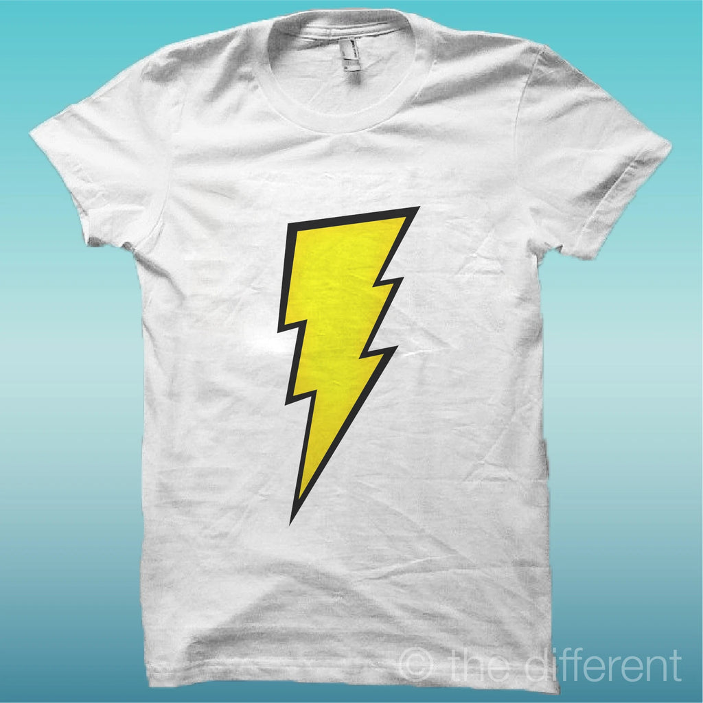 T-Shirt " Flash Symbol Pop Art. " White The Happiness Is Have My T-Shirt New
