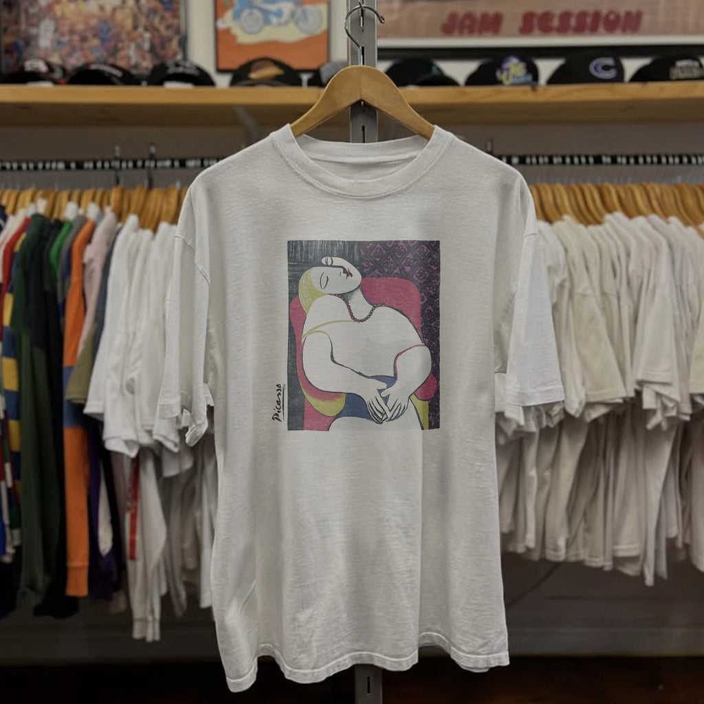 90s Picasso The Dream Aged T-Shirt White L