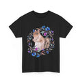Squirrel Flowers T-Shirt, Squirrel Rodents Pet Animals Lovers Cute T-Shirt