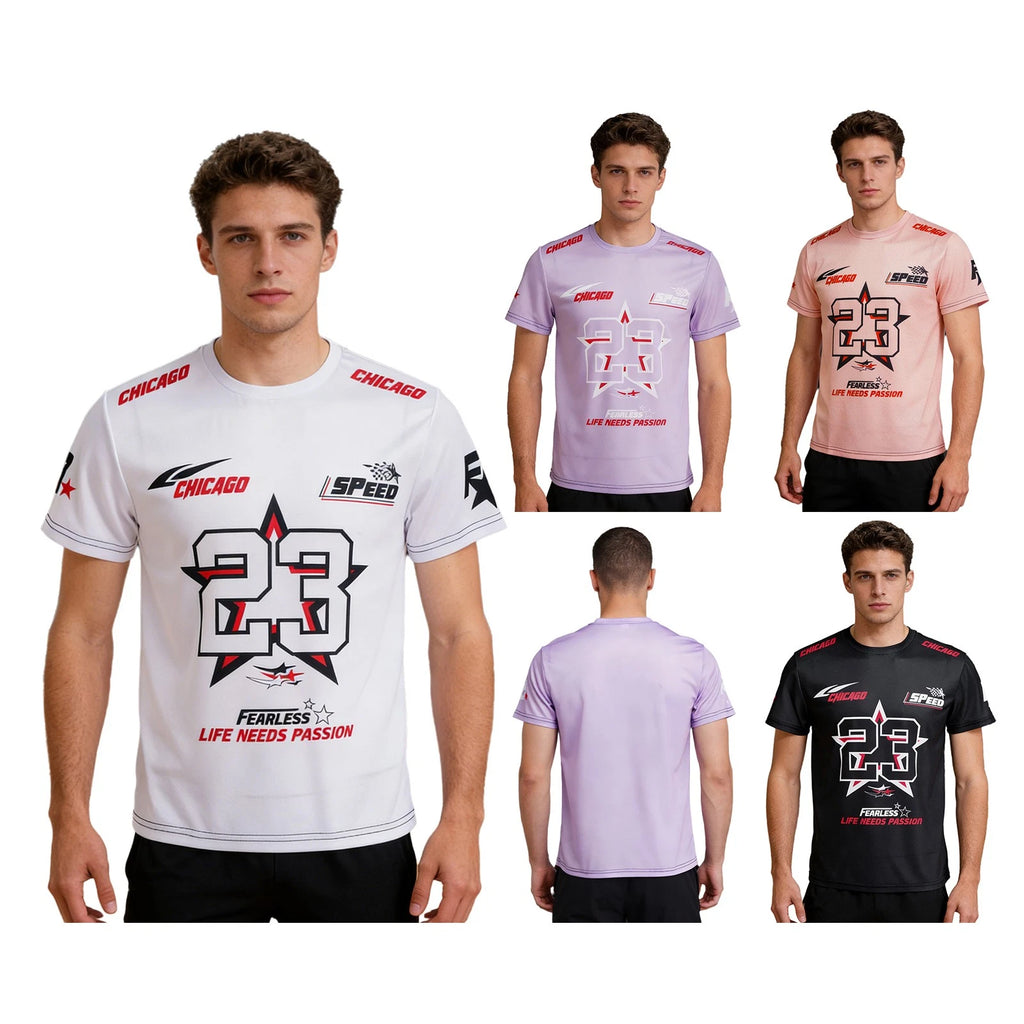 Men's Undershirts Daily Wear Shirts Nightclub T-Shirt Turn-Down Tee Tops Disco
