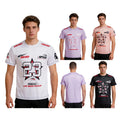 Men's Undershirts Daily Wear Shirts Nightclub T-Shirt Turn-Down Tee Tops Disco