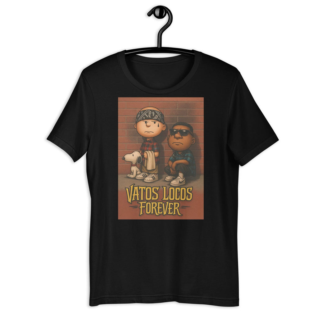 Vatos Locos Forever Chicano Cartoon Street Style Graphic Tee