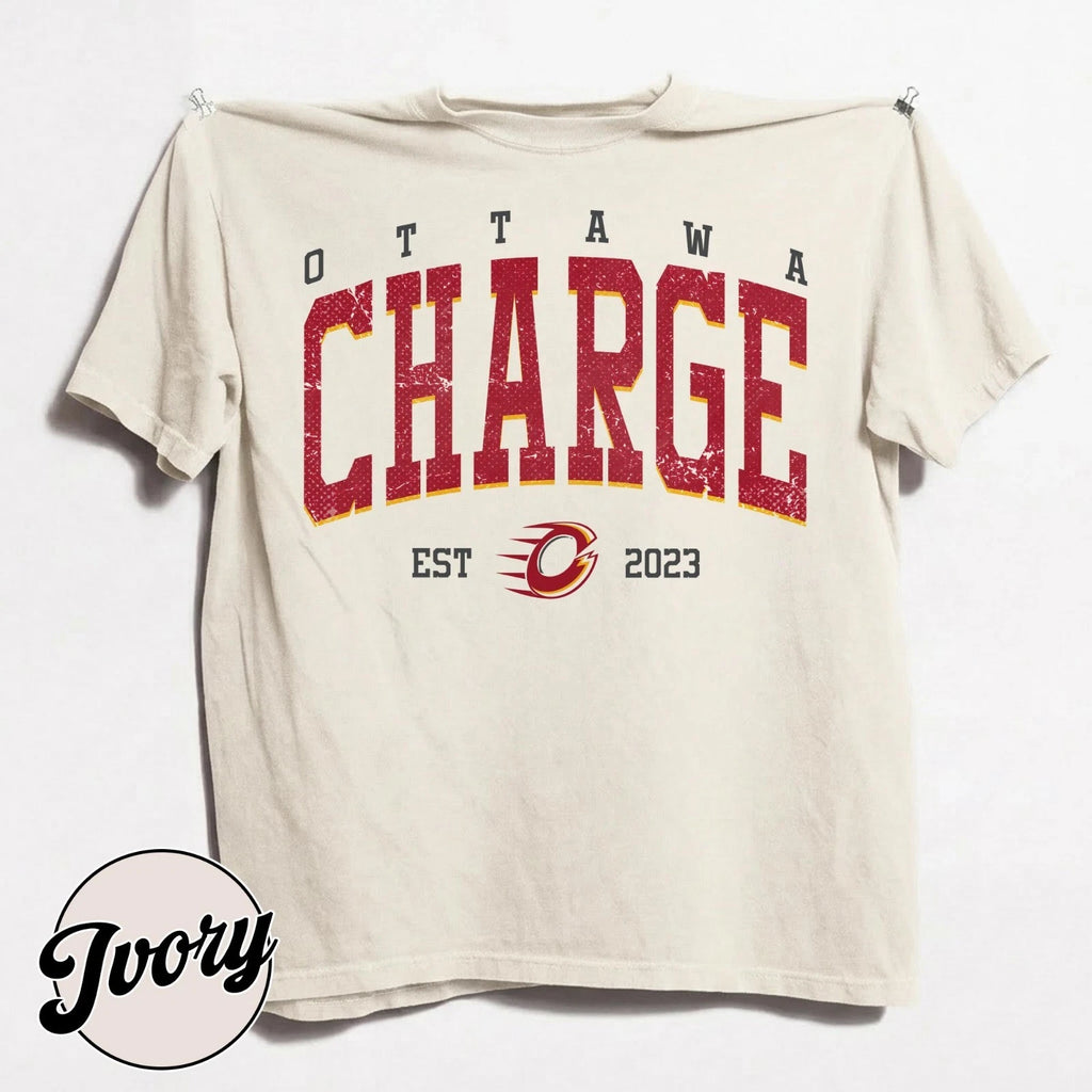 Women Hockey PWHL League Team Ottawa Charge Est 2023 Comfort Color Shirt