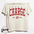 Women Hockey PWHL League Team Ottawa Charge Est 2023 Comfort Color Shirt