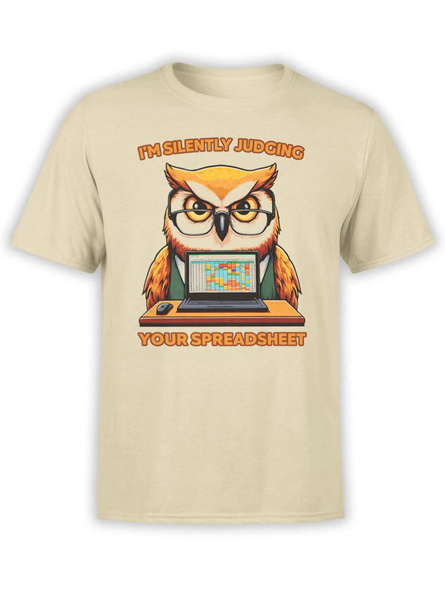 FANTUCCI Accountants T-Shirt Collection | Judgmental Owl T-Shirt | Unisex