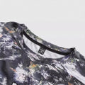 Printed Loose Fit Mens T Shirt Vintage Style Casual Wear for Spring Summer Use