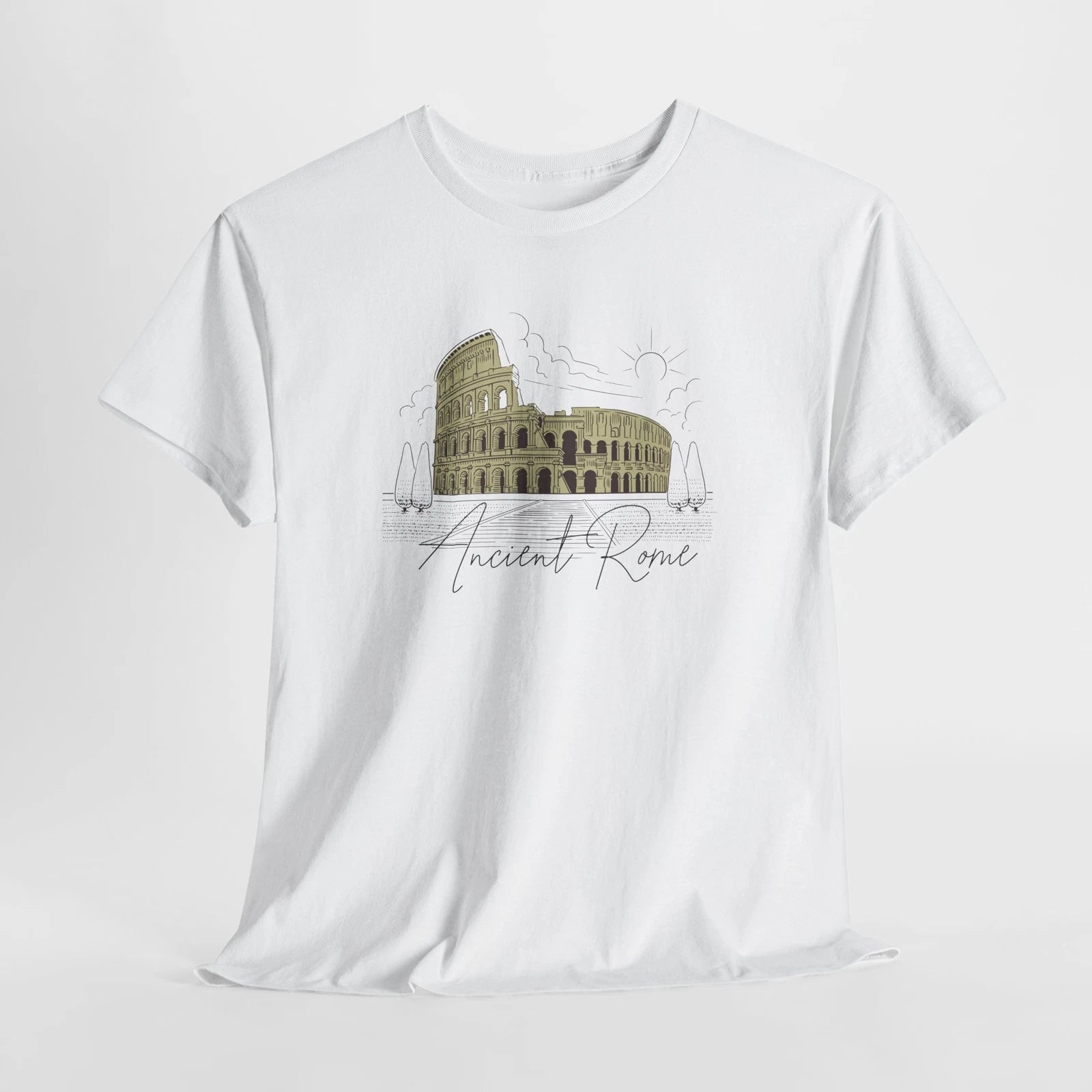 Ancient Rome Unisex Graphic T-shirt, Minimalist Shirt For Women and Men
