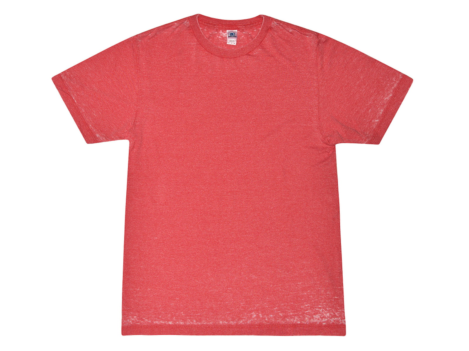 Ruby Acid Wash Burnout T-shirts Adult S-3XL 50/50 Cotton/Polyester Blend