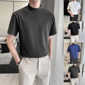 Comfortable and Stylish Mens Short Sleeve Pullover with Neckline Detail