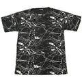 Deebka Abstract Splatter Graphic TShirt Mens LG Black White Excellent Cotton (B)