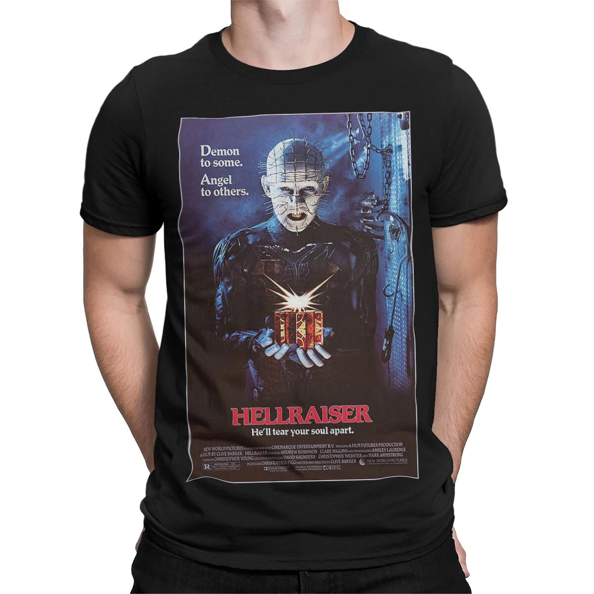 Pinhead Hellraiser Demon to Some Angel to Others Horror Classic Unisex T-Shirt