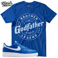 Shirt To Match College Blue White Unisex Tee Brother Shirt