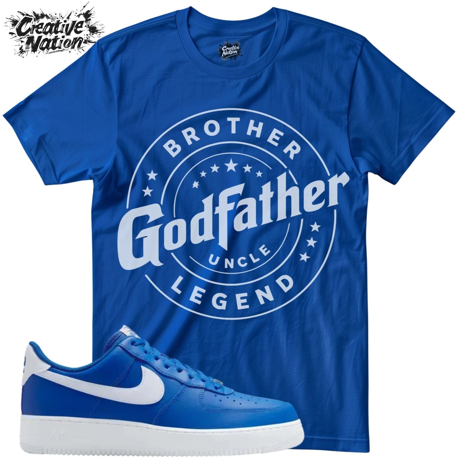Shirt To Match College Blue White Unisex Tee Brother Shirt