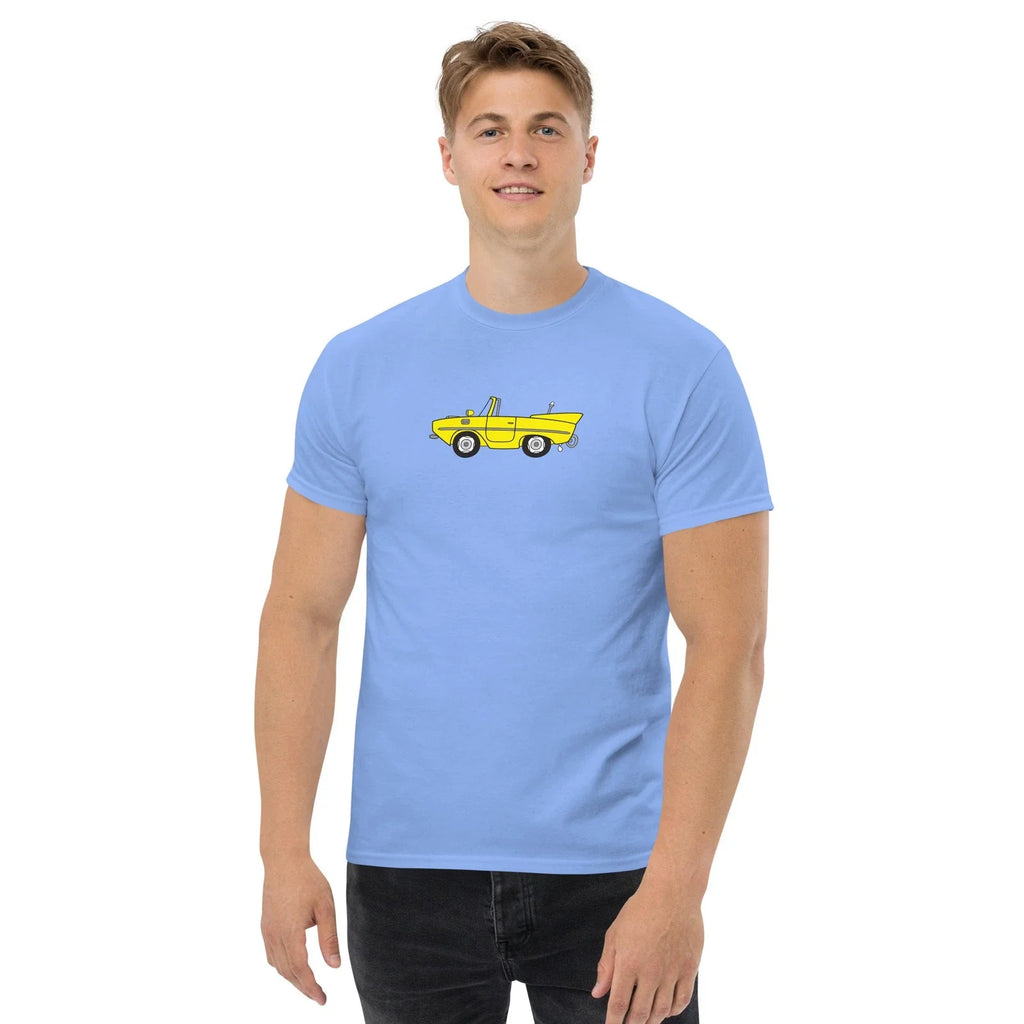 Yellow Amphicar Cartoon Drawing Unisex Classic T-Shirt