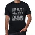 Men's Graphic T-Shirt Food Sleep Climbing Repeat - Eat Sleep Climb