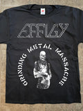 Effigy T-Shirt (Black)  Crust Punk Acrostix S.D.S. Battle of Disarm Framtid