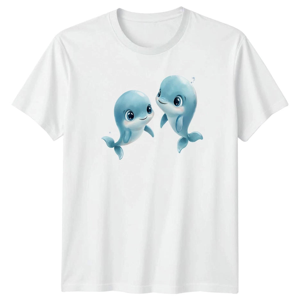 Cute Baby Dolphin T-Shirt Animal Print 2026 Birthday Gift For Him And Her