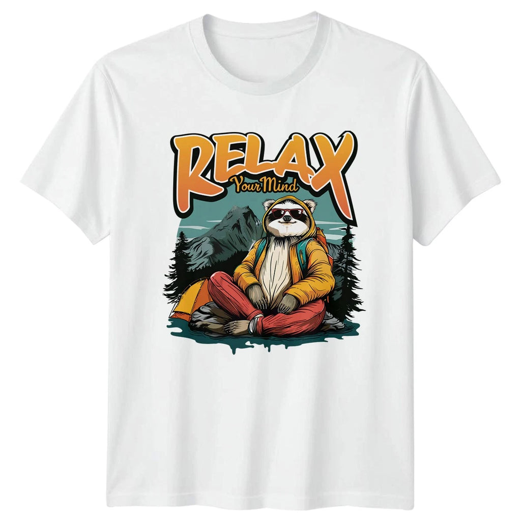 Relax Your Mind Unisex T-Shirt Meditation Mindfulness Gift For Him And Her