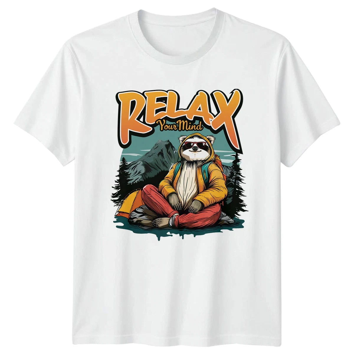 Relax Your Mind Unisex T-Shirt Meditation Mindfulness Gift For Him And Her