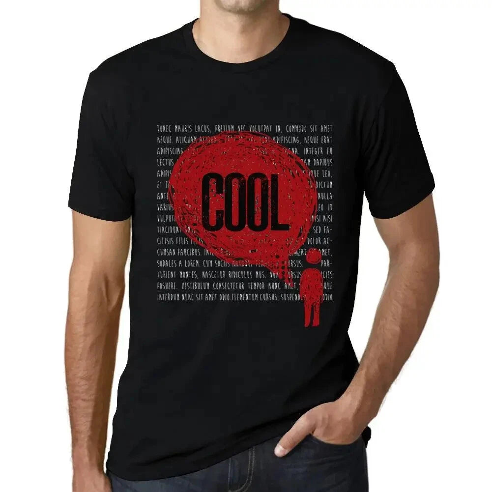 Men's Graphic T-Shirt Thoughts Cool Eco-Friendly Limited Edition Short Sleeve
