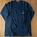 COMME des GARCONS Black Long Sleeve Cut & Sew S Stylish Pocket Used