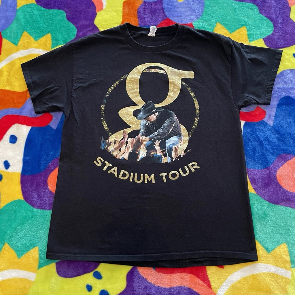 Garth Brooks T-Shirt Men’s XL Country Music Stadium Tour 90s USA Black Nashville