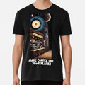 More Coffee For Your Planet Ai Art Size S to 5XL Made in the USA T-Shirt