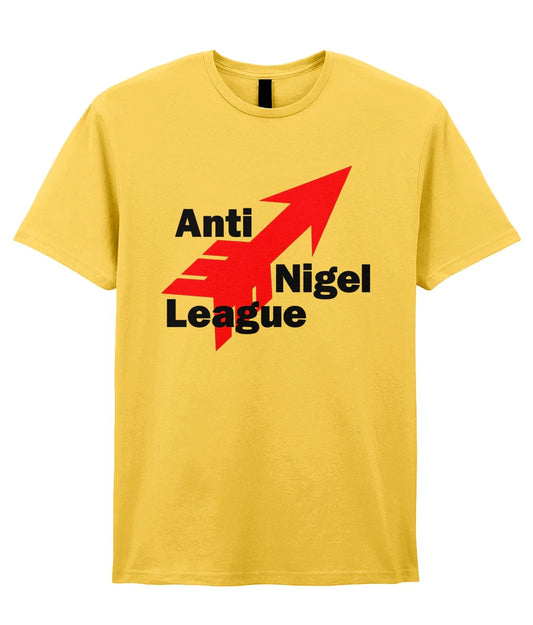 Anti Nigel League - T-Shirt - Anti-Fascist - Farage - Reform