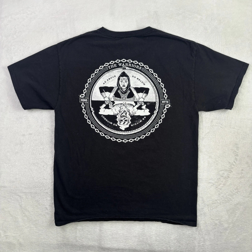 The Warriors As Above So Below Punk Band Shirt Black SS Graphic Men's Medium