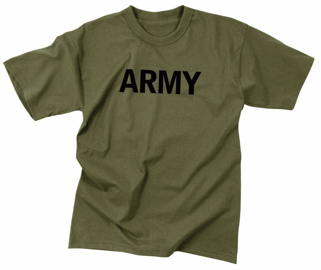 Rothco 60136 Mens Army Olive Drab Military Training T-Shirt (Choose Sizes)