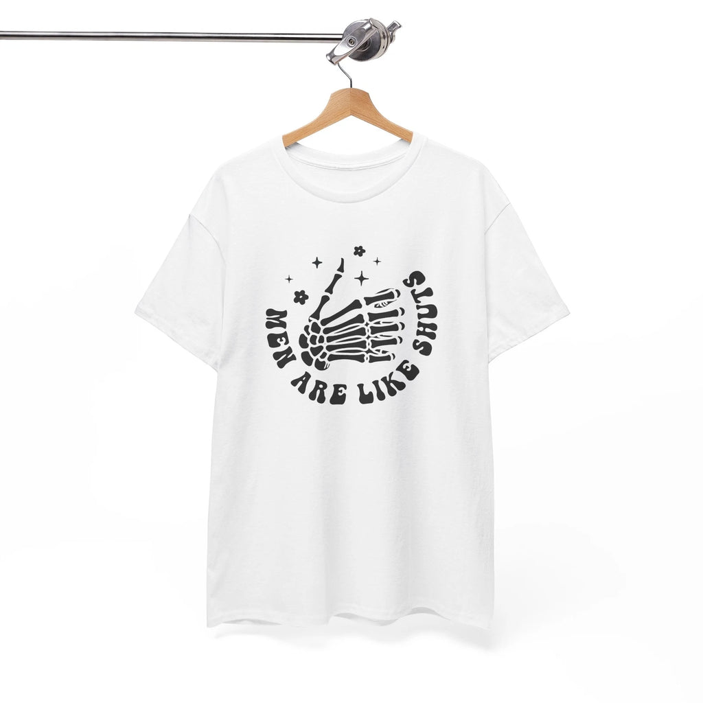 Playful T-Shirt - Fun & Lighthearted Tee Men are like Shots Some go Down