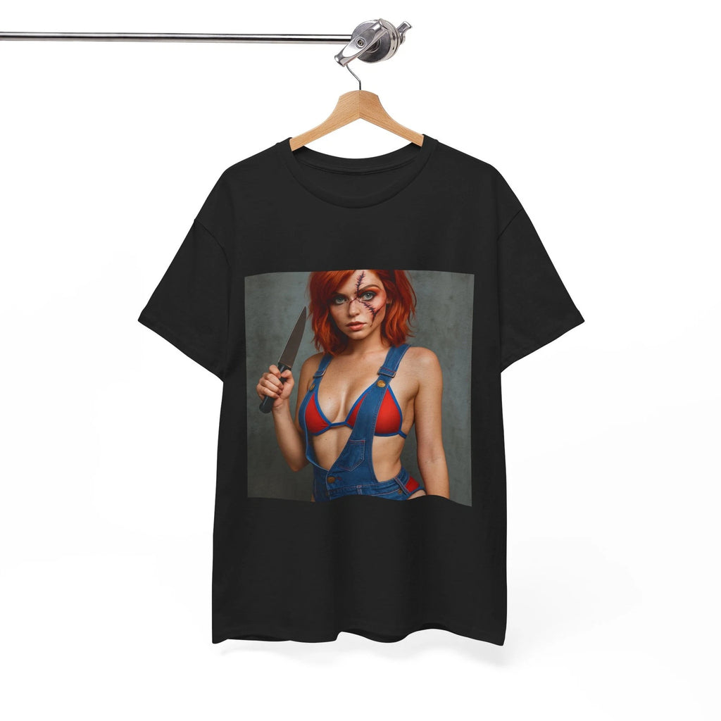 Sexy Female Chucky Unisex Tee Horror T-Shirt Halloween Child's Play Lady Cute !!