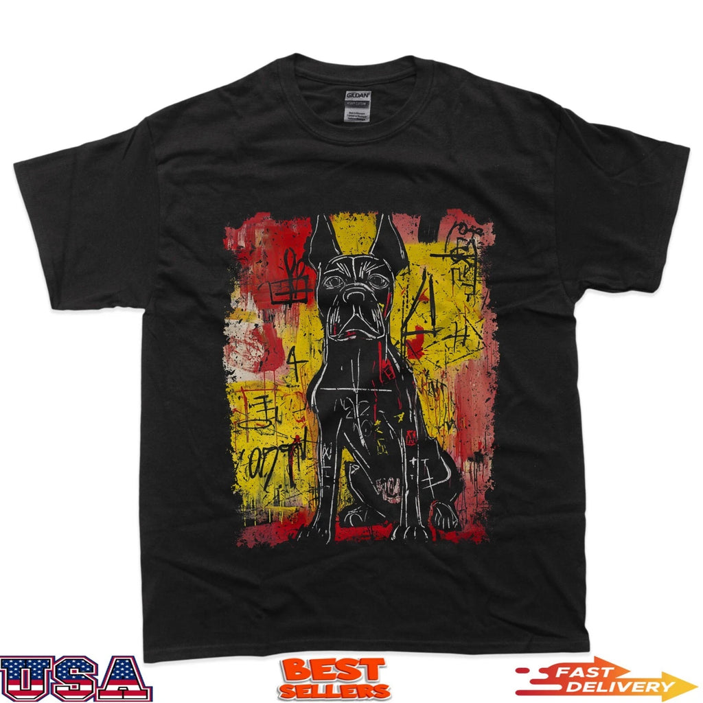 Pop Art Style Dog 90s Graffiti T-Shirt