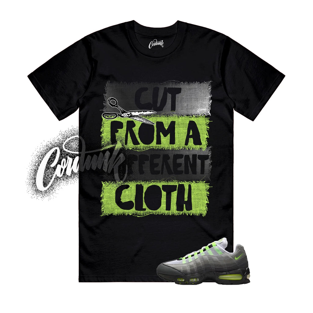 Air Max 95 Big Bubble Neon Black Yellow Cool Grey 2025 T Shirt Match CUT ALT