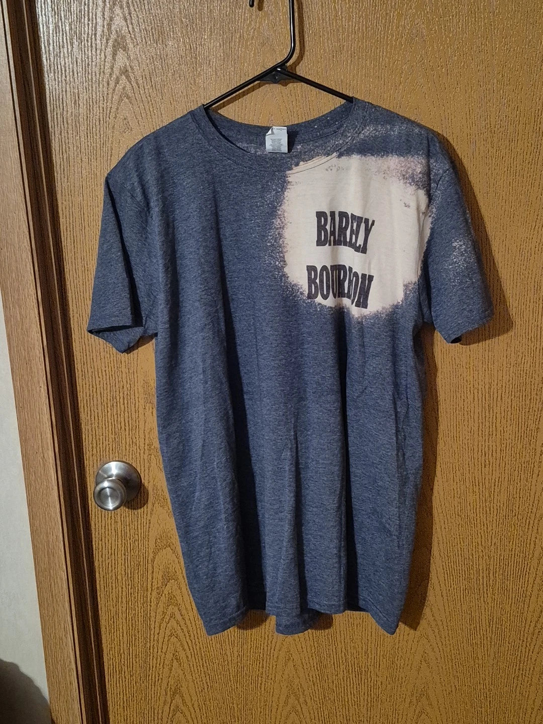 BARELY BOURBON T-shirt Adult LARGE