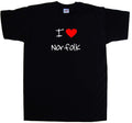 I Love Heart Norfolk T-Shirt