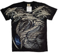 DRAGON HEADS FIVE DRAGONS SMAUG WORLD T SHIRT M L XL 2XL 3XL OVERSIZED BIG SIZE