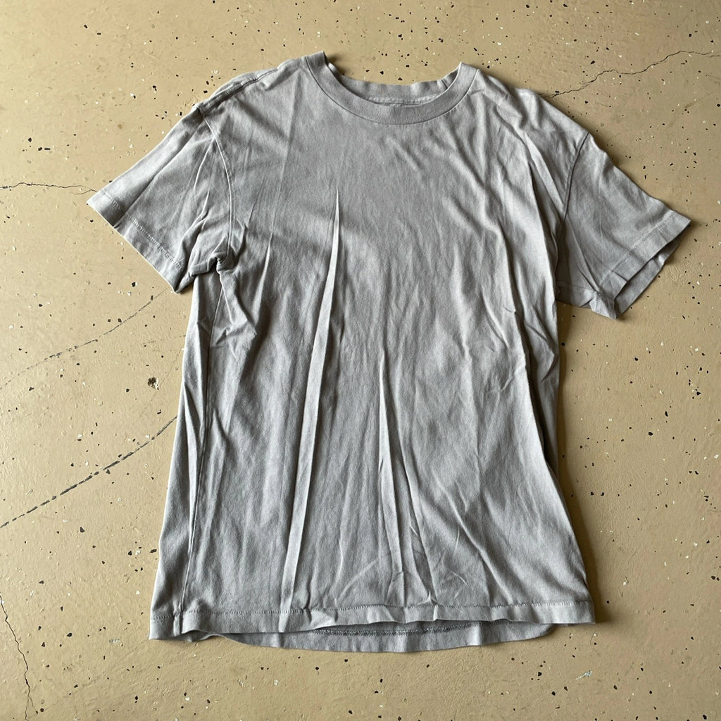 Abercrombie and Fitch Blank Mens Medium Light Grey Tee Minimalistic Blank Casual