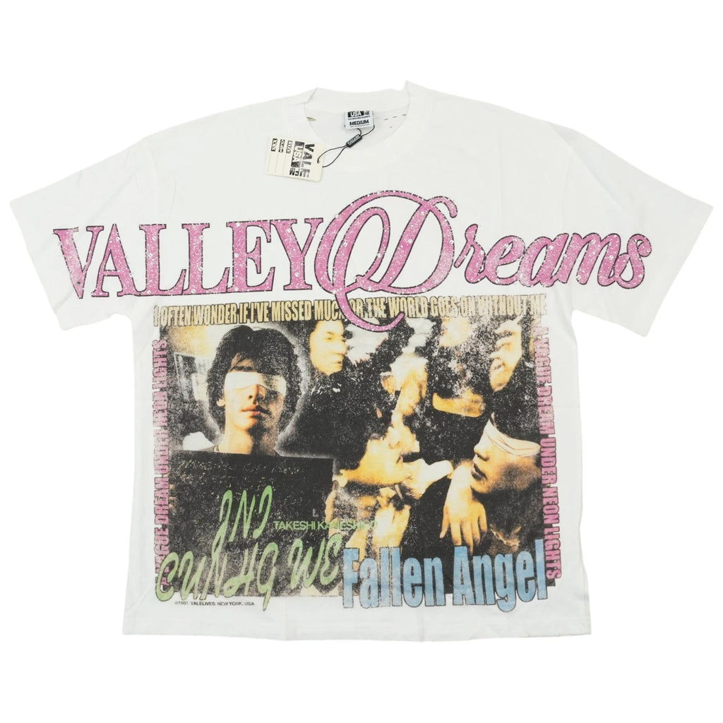 Vale Forever Fallen Bling T-Shirt White