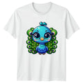 Cute Cartoon Peacock Bird Animals Men Women Graphic Tee Unisex